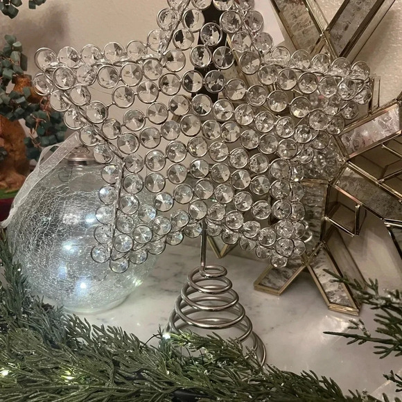 Rachel Zoe Crystal Star Christmas Tree Topper box - not included due too weight - Picture 11 of 12